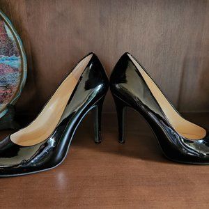 Women's Jessica Simpson Malia Patent Stiletto Size 7.5 Black